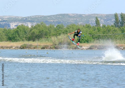 saut en monoski photo