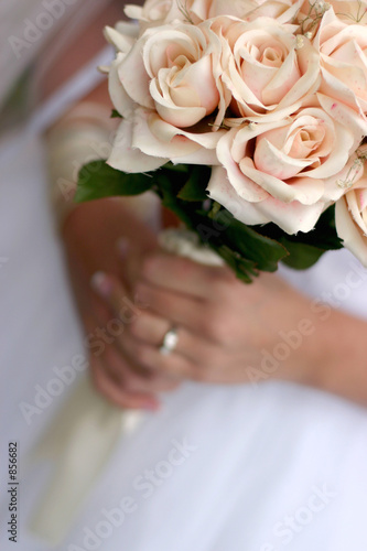 bride holding bouquet 3