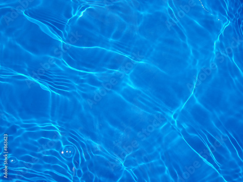 blue water