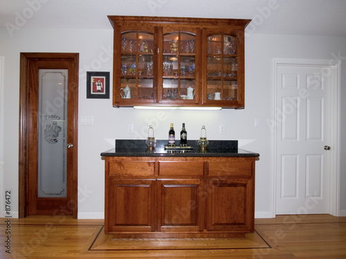 modern wet bar
