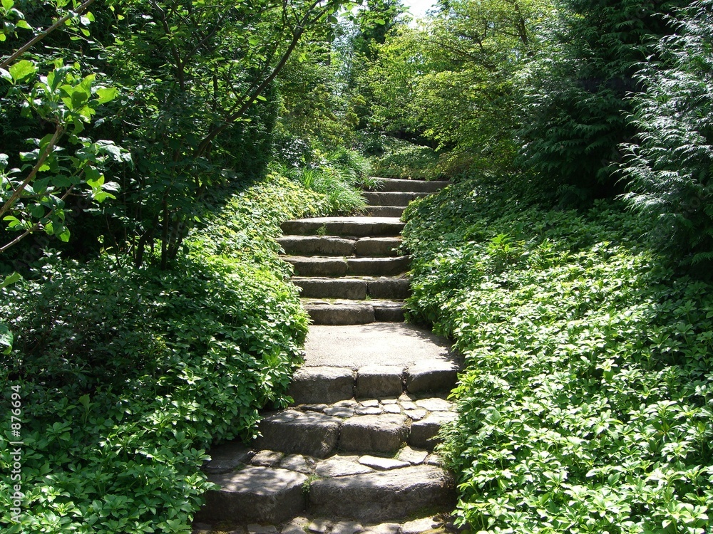 Foto steinstufen garten eden