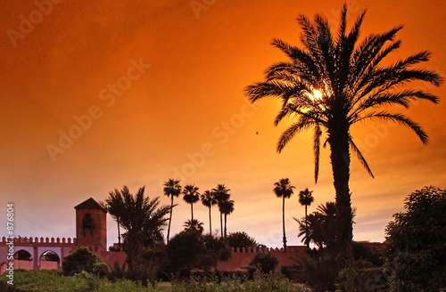 remparts de marrakech Fototapet