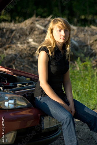 broken car