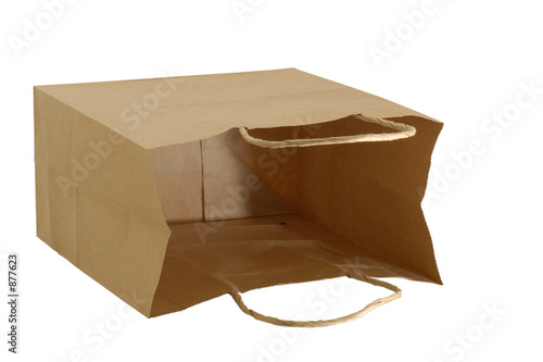brown paper gift bag