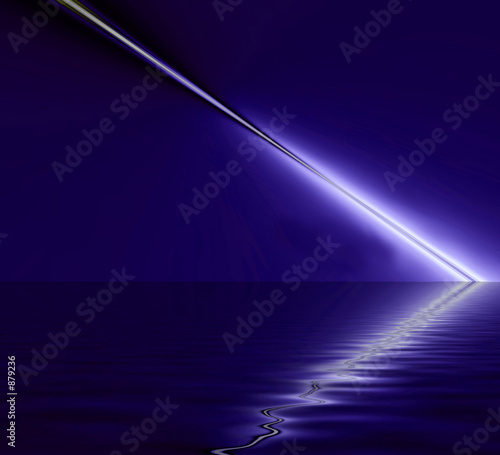 rays abstract reflection