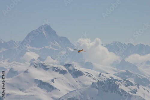 flying in the mountains