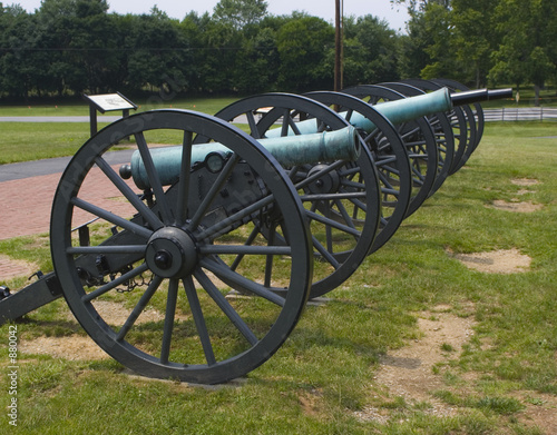 Fotótapéta civil war cannons at antietam battlefield