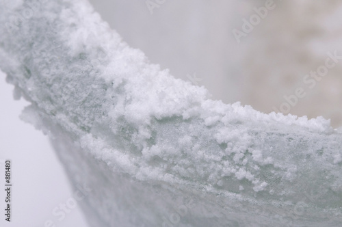salt. frozen crystallization photo