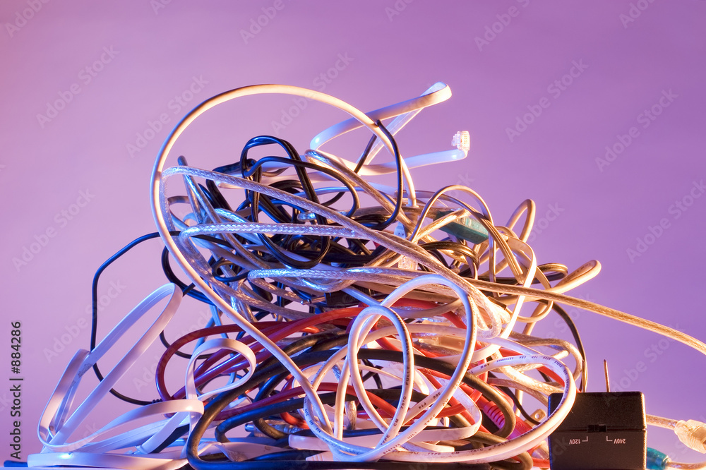 Fotografie web of wires