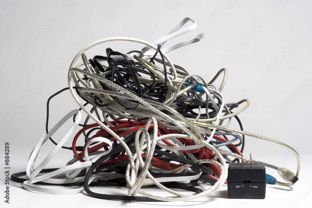 Fotografie web of wires