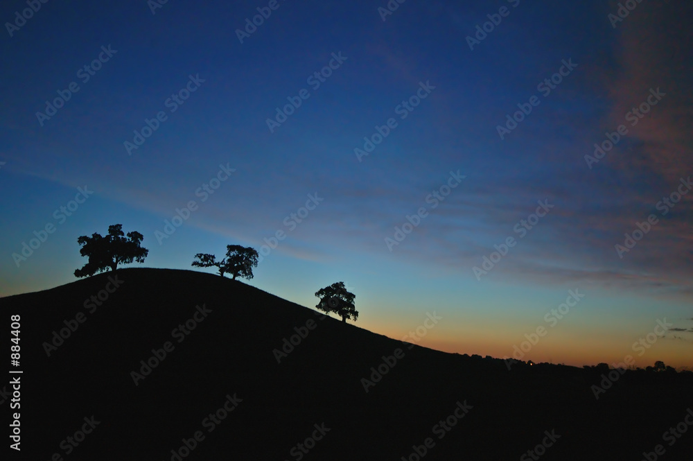 landscape silhouette