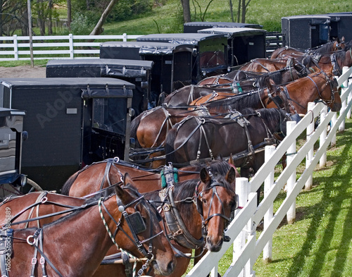 amish parking lot