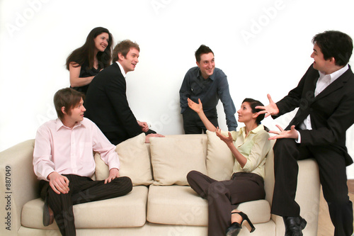 business team discussion