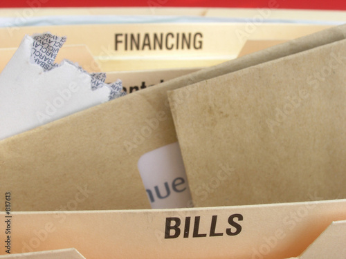 Slika na platnu bills to pay.