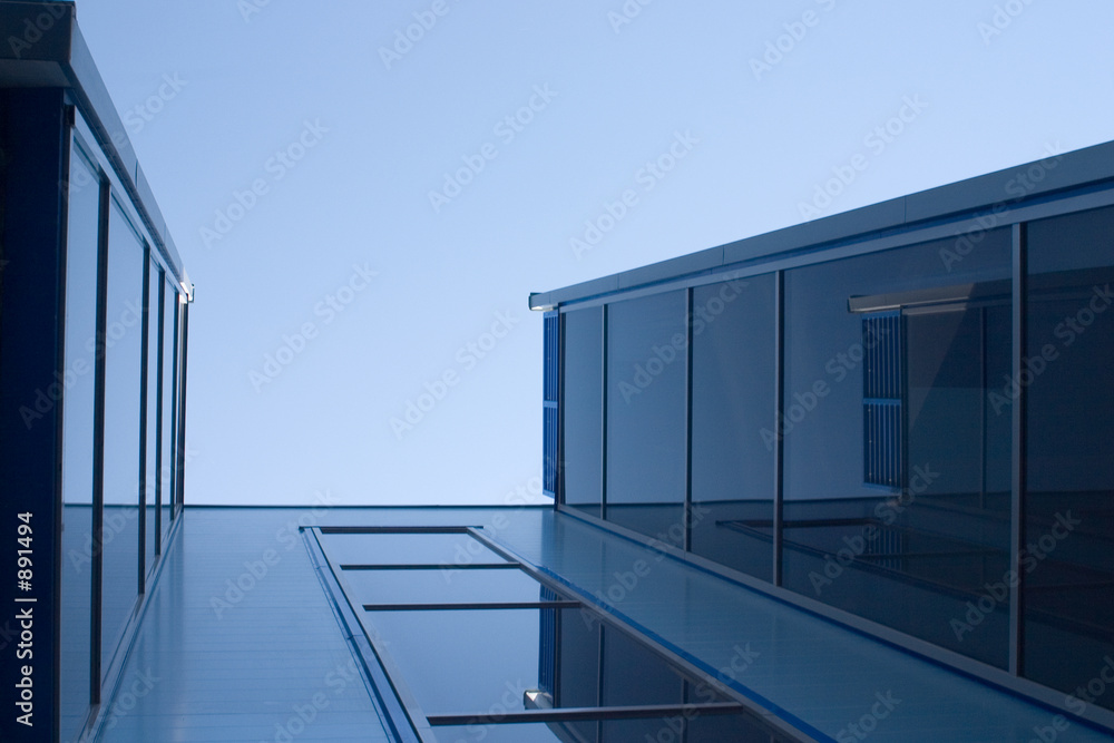 Fototapeta premium blue constructions