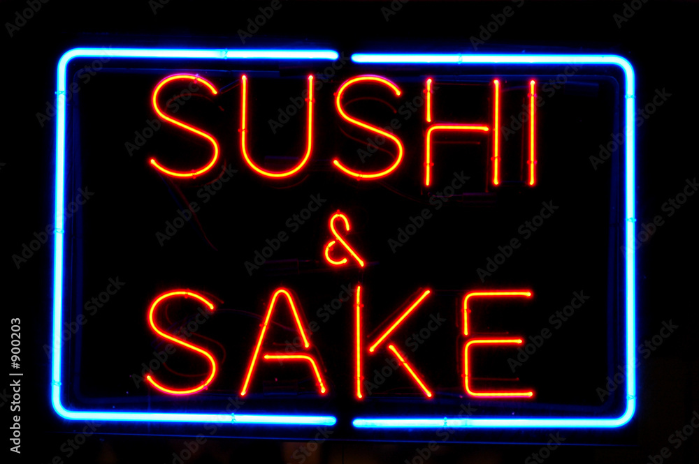 Obraz premium sushi & sake