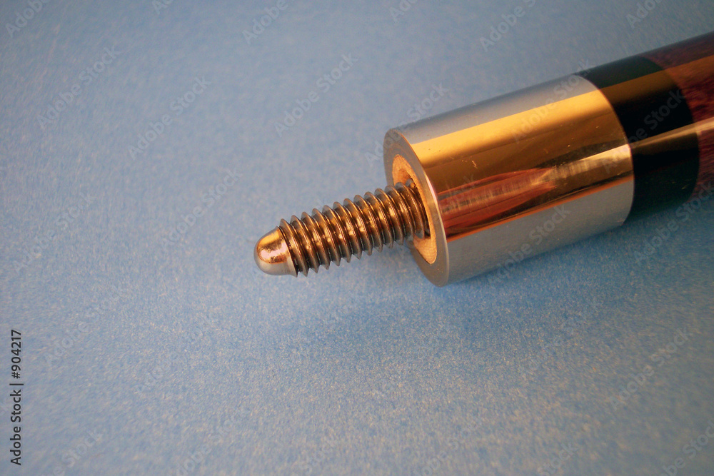 Naklejka premium joint of pool stick