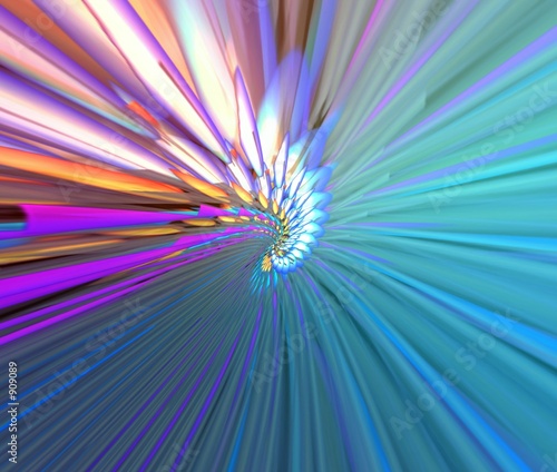 multicolor abstraction rays