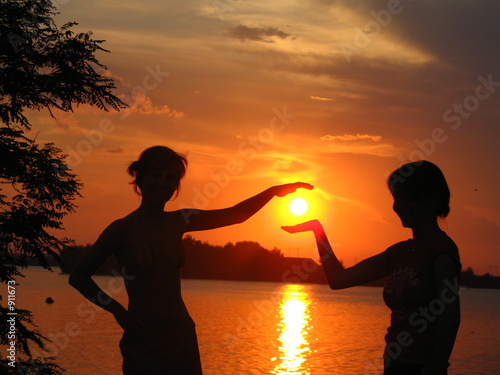 stroking the sun