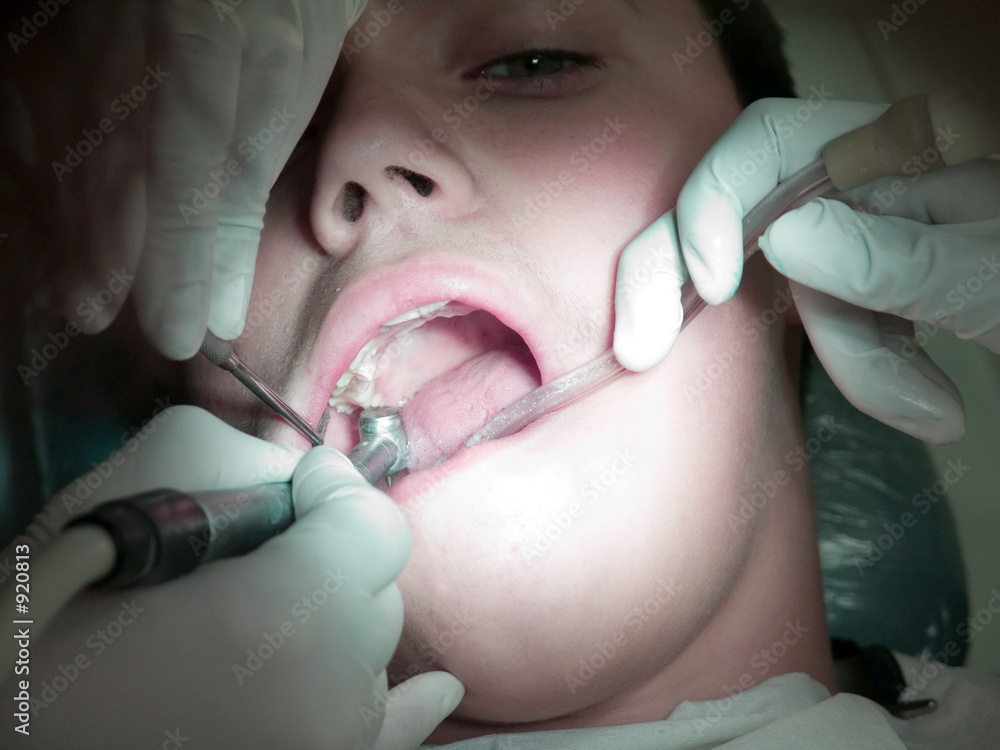 Naklejka premium dentist
