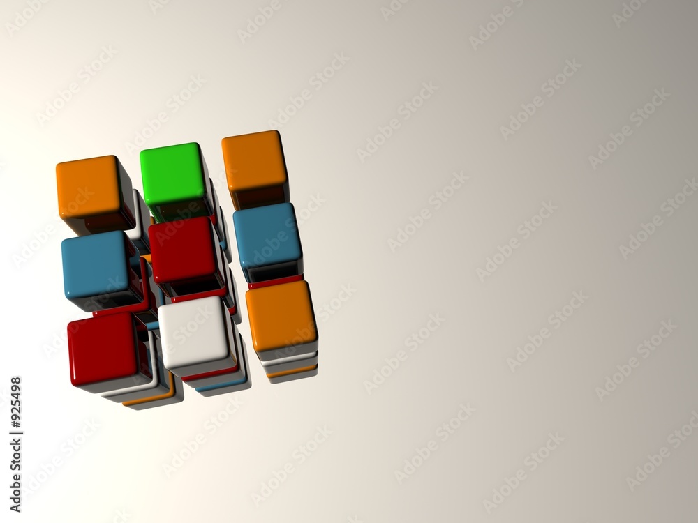colorful 3d cube colorful 3d cube