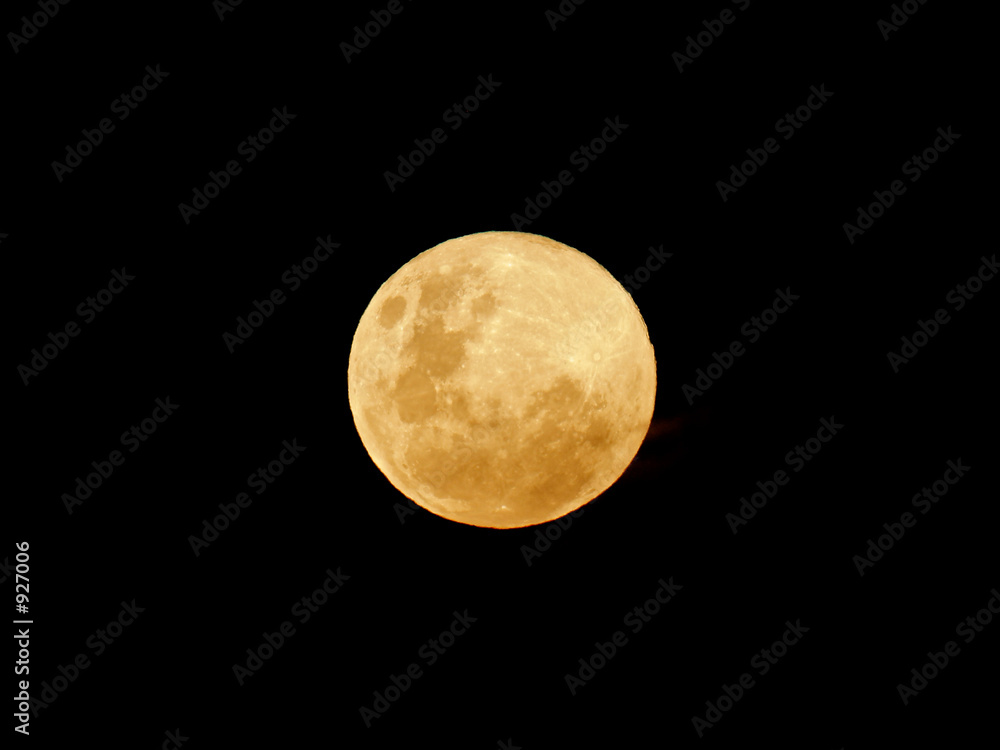 Fototapeta premium yellow moon