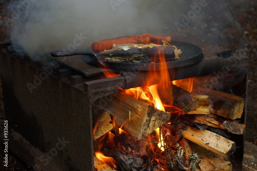 camp fire cooking