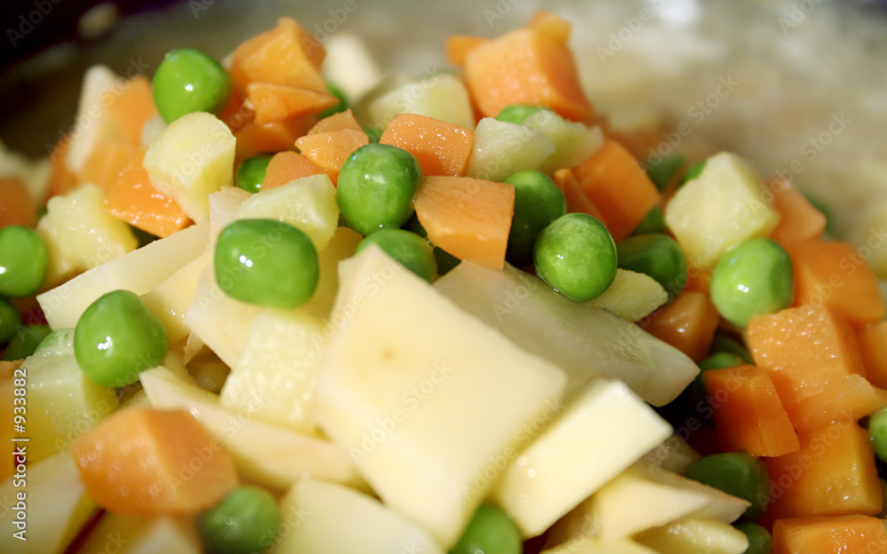 salad with vegetables