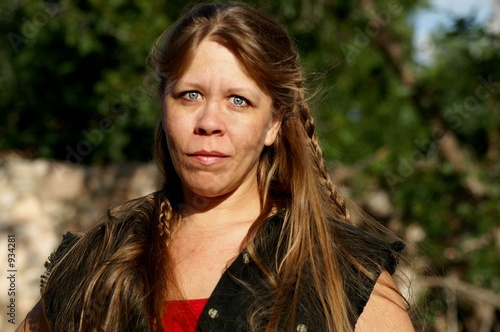 Fotografie long hair lady