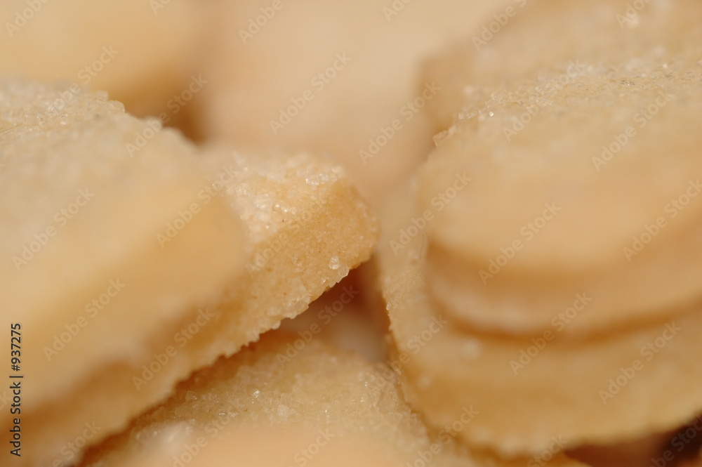 hurt cookies with sugar close up hurt cookies with sugar close up