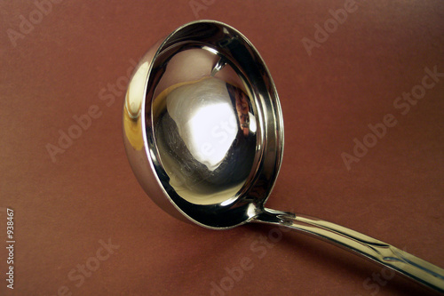 a metal ladle