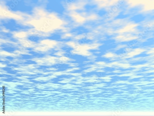 soft clouds. illustration