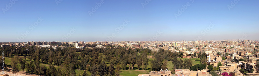 panorama du caire - egypte
