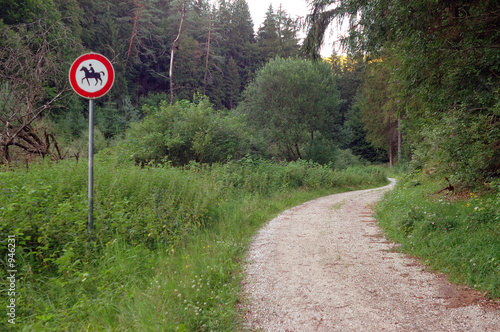 reiten verboten