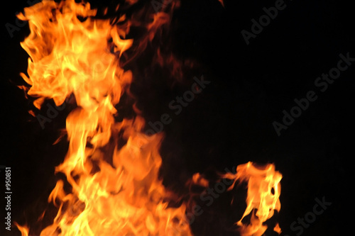 blurred fire flames