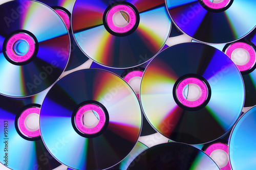 Canvas Print compact disc