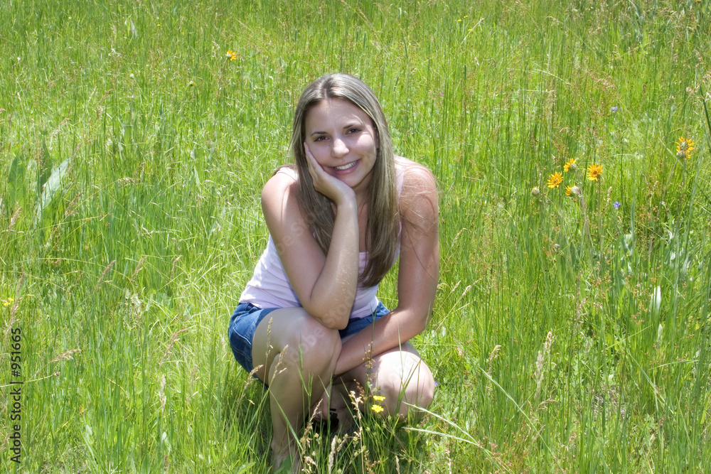 Fototapeta premium teen girl