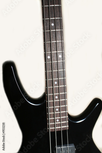 black bass guitar