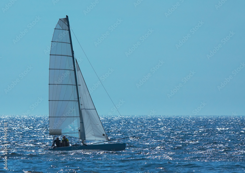 Fototapeta premium sailing on a summerday