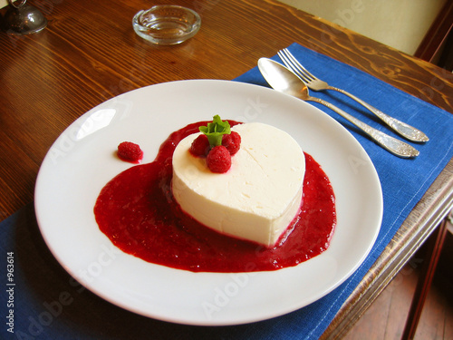 heart dessert