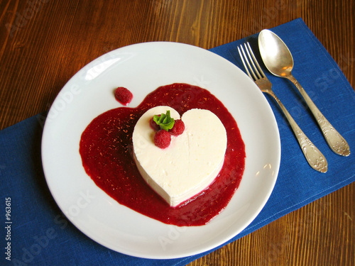 heart dessert