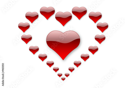 21 hearts of love