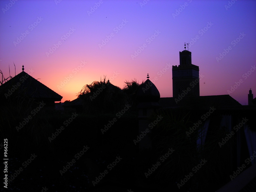 moroccan sunset