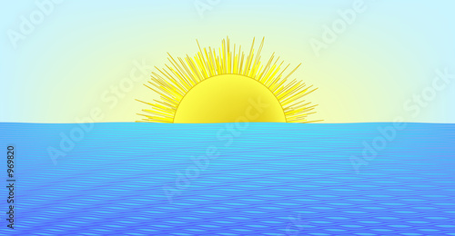 sunny day at the sea