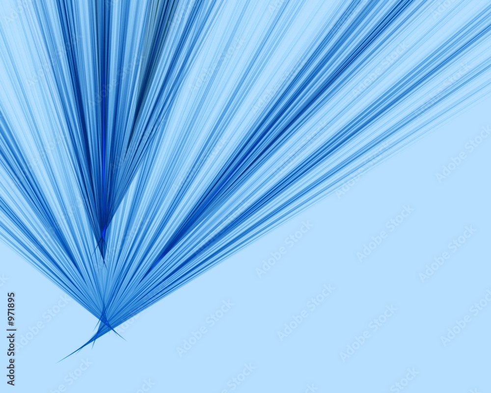 Obraz premium blue soft fibers