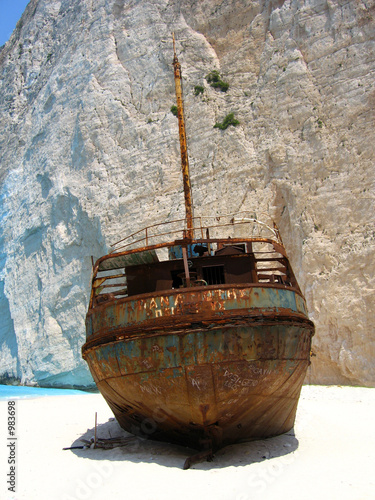 beached in zante
