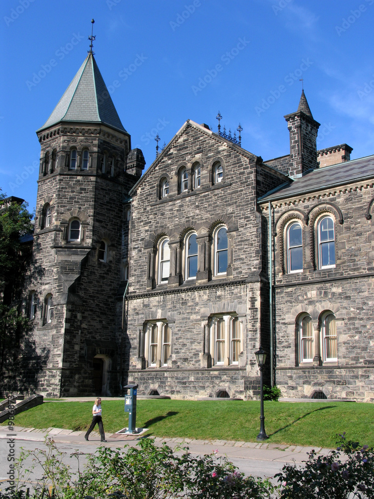 old stone building at university of toronto