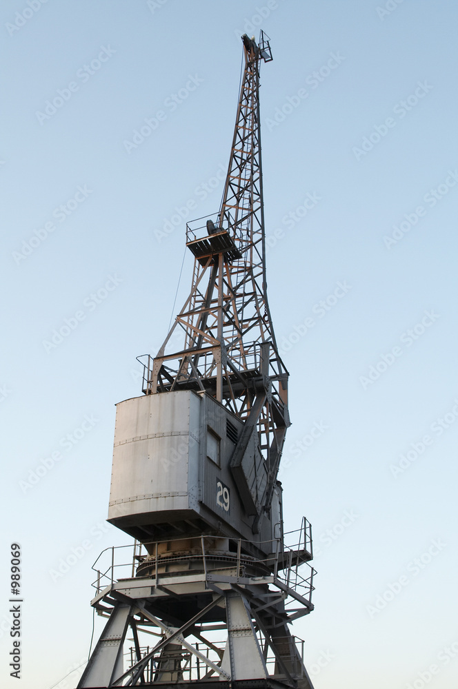 old dock yard crane old dock yard crane