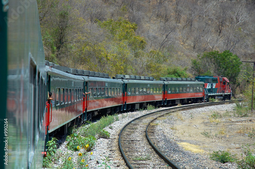 El Chepe train,  Copper Canyon, Mexico photo