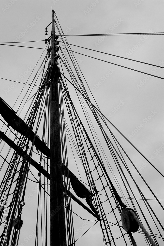 Fotografie rig of sailing ship